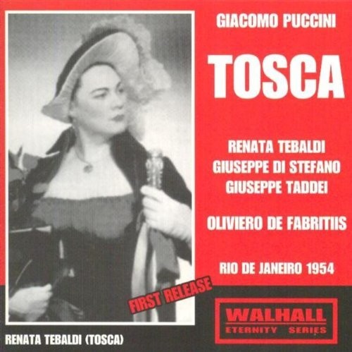 the album cover for Tebaldi - Tosca