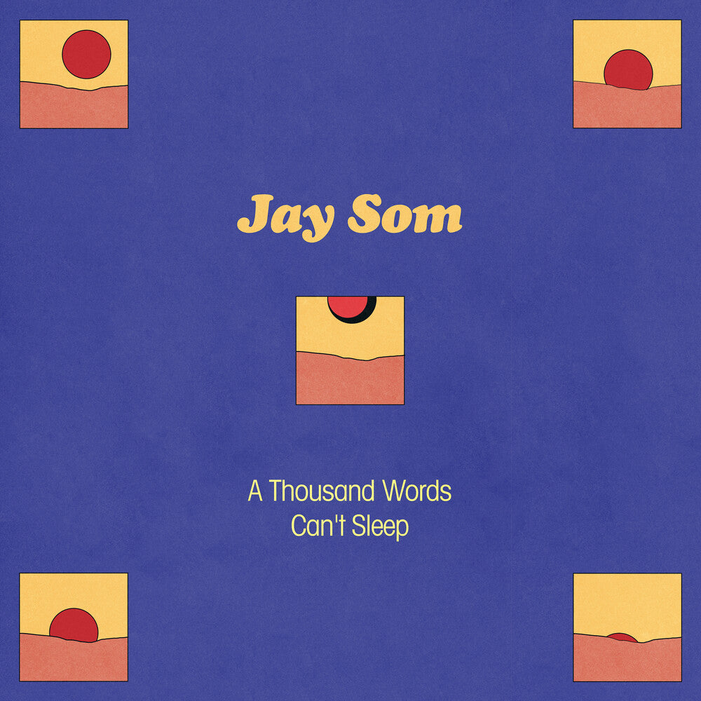 the album cover for Jay Som - A Thousand Words [Clear Blue 7in Vinyl Single]