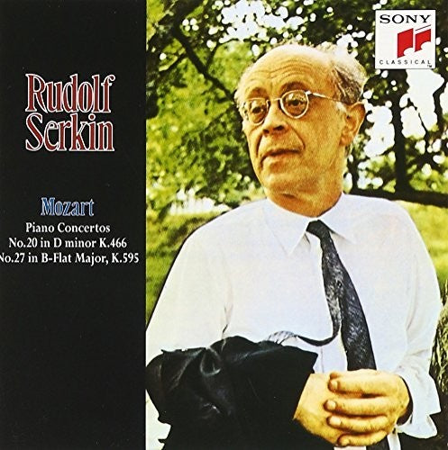 the album cover for Rudolf Serkin - Piano Concertos 20