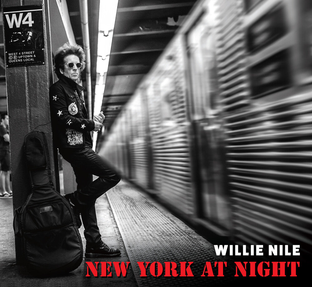 the album cover for Willie Nile - New York At Night