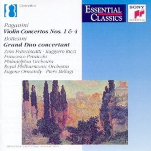 the album cover for Bellugi / Royal Philharmonic Orchestra / Ricci - Violin Concertos 1