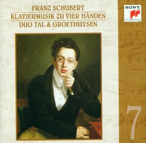 the album cover for Groethuysen / Tal - Piano Music for Four