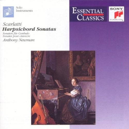 the album cover for Newman - Harpsichord Sonatas