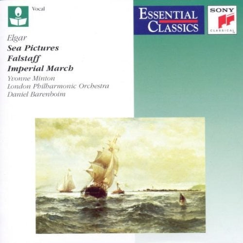 the album cover for Barenboim / London Philharmonic Orchestra - Sea Pictures Falstaff