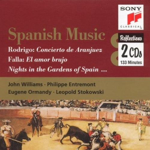 the album cover for Williams / Llacuna - Music of Spain / Rodrigo Fall