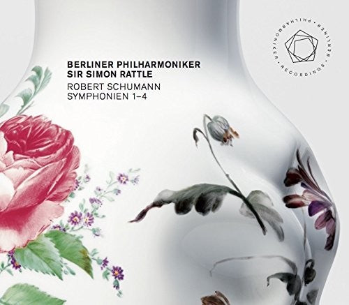 the album cover for Rattle / Berliner Philharmoniker - Symphonies 1-4 1841 Version