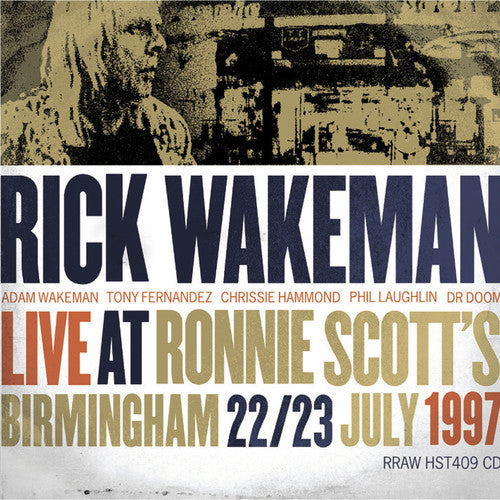 the album cover for Rick Wakeman - Live at Ronnie Scotts