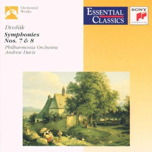 the album cover for Davis / Philharmonia Orchestra - Symphoniess 7 & 8