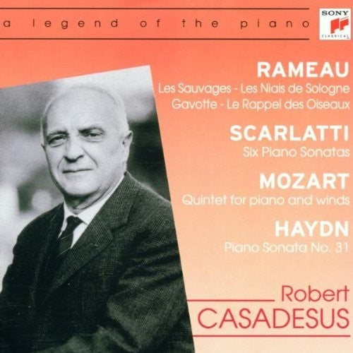the album cover for Casadesus - Rameau Scarlatti Mozart Hay