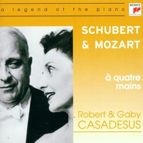 the album cover for Casadesus - Schubert Mozart Faure