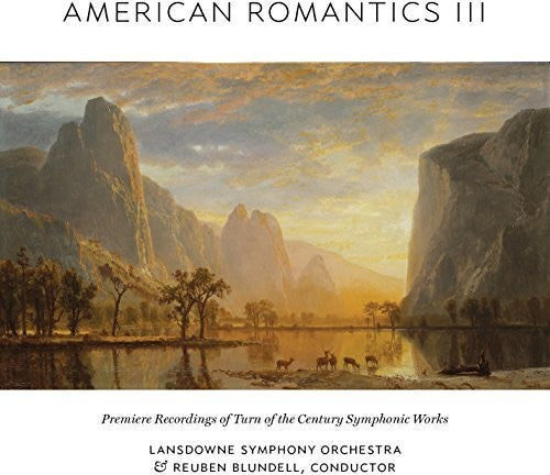 the album cover for Lansdowne Symphony Orchestra - American Romantics