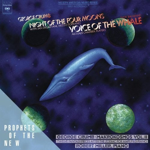 the album cover for Crumb / Aeolian Chamber Players / Graf - Crumb: Vox Balanae Night