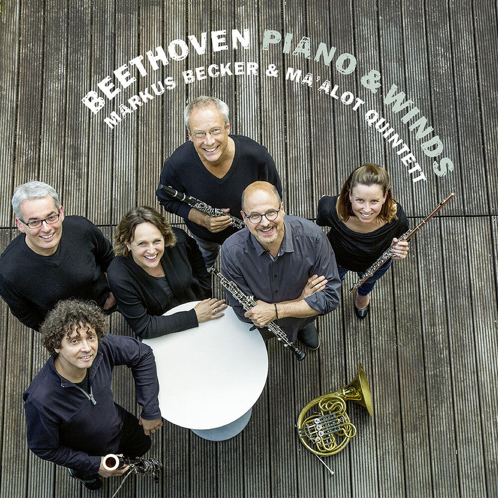 the album cover for Beethoven / Becker / Maalot Quintett - Piano & Winds