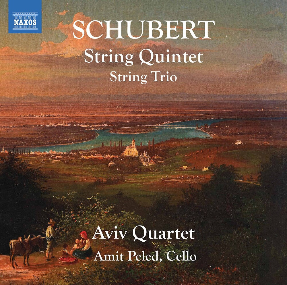 the album cover for Schubert / Aviv Quartet / Peled - String Quintet 956