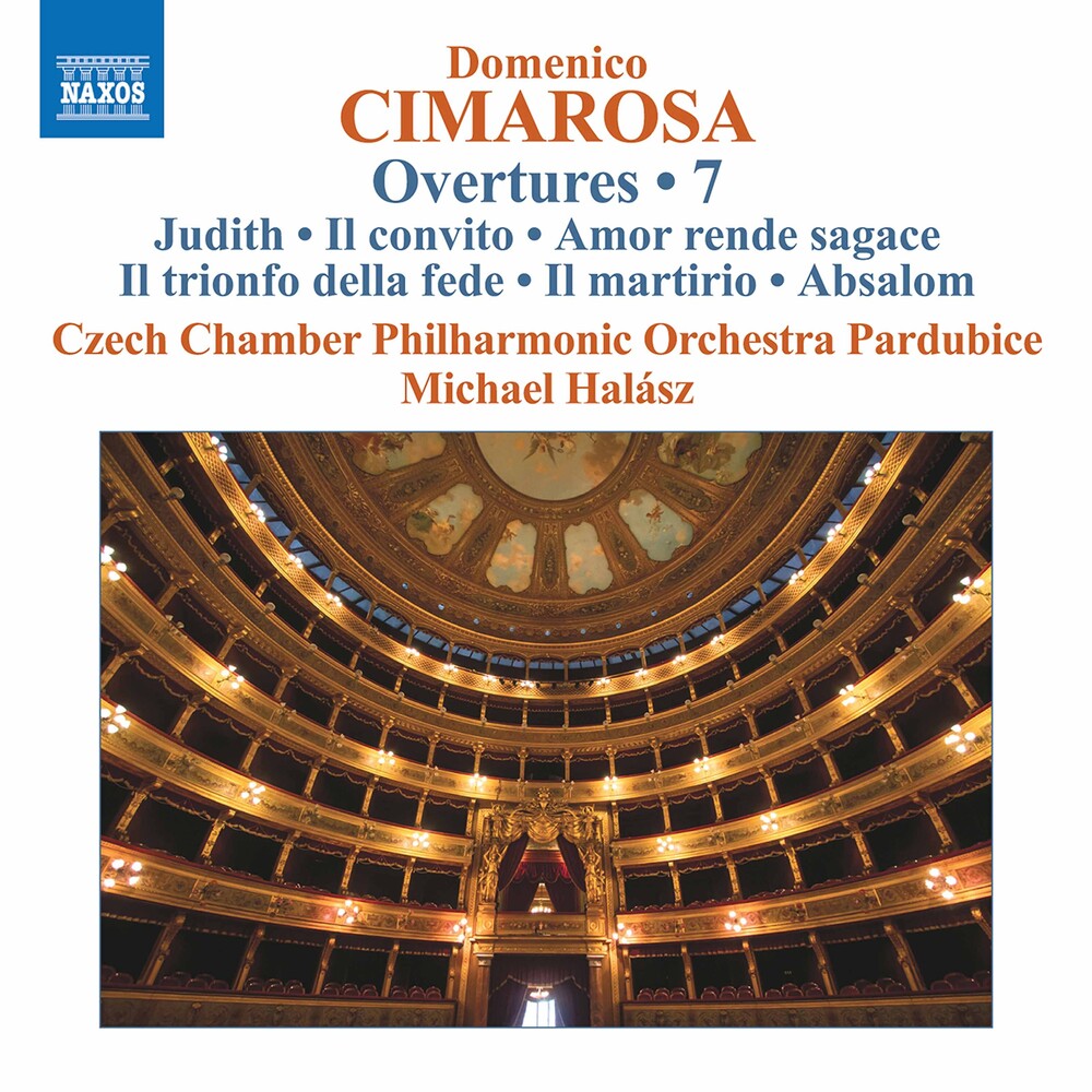 the album cover for Cimarosa / Halasz - Overtures 7