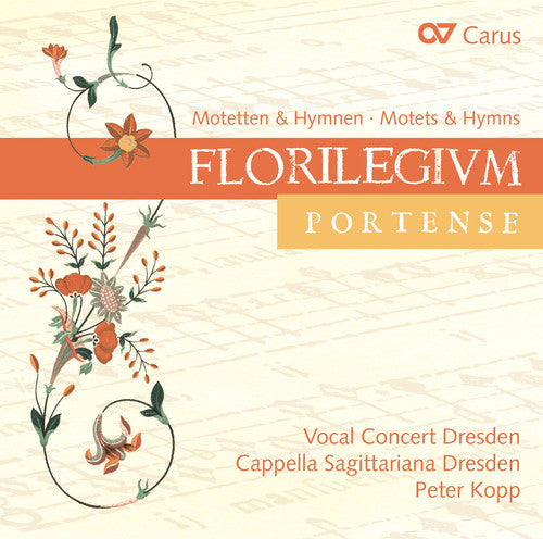 the album cover for Hassler / Vocal Concert Dresden - Florilegium Portense