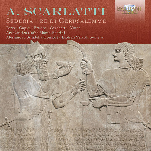 the album cover for Alessandro Stradella Consort - Sedecia Re Di Gerusalemme