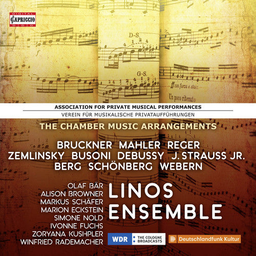 the album cover for Debussy / Linos Ensemble - Chamber Music Arrangements