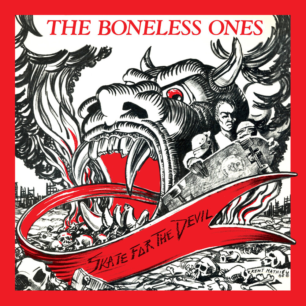the album cover for Boneless Ones - Skate For The Devil