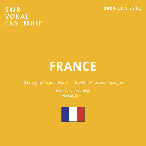 the album cover for Debussy / Swr Vokalensemble / Creed - France