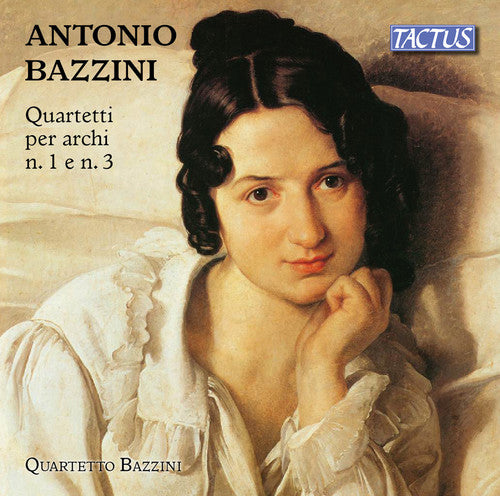 the album cover for Bazzini - String Quartets 1