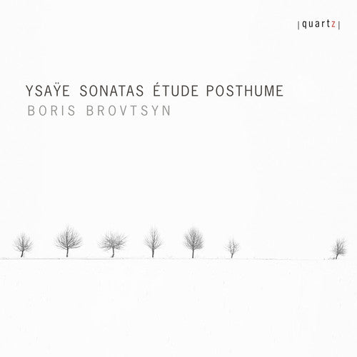 the album cover for Ysaye / Brovtsyn - Sonatas / Etude Posthume