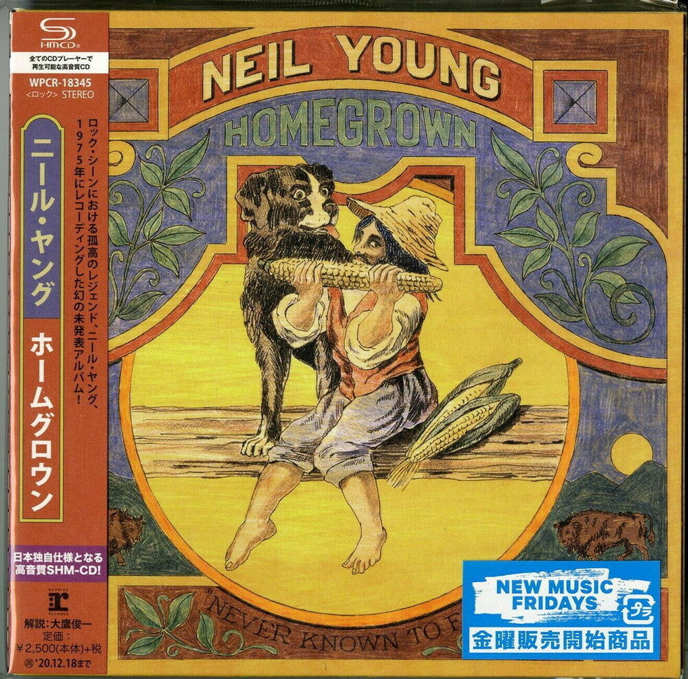 the album cover for Neil Young - Homegrown [Import]