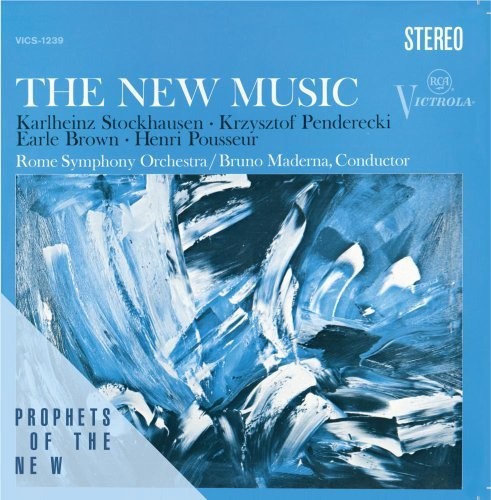 the album cover for Rome Symphony Orchestra / Maderna - New Music