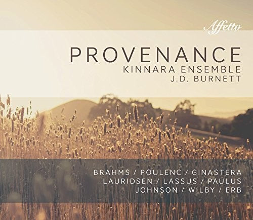 the album cover for Kinnara Ensemble / Burnett - Provenance