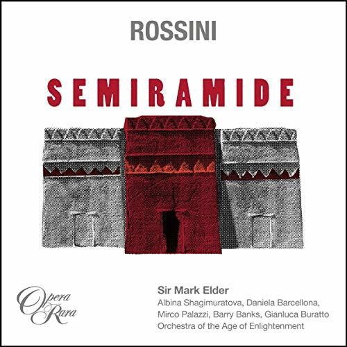 the album cover for Mark Elder - Rossini: Semiramide