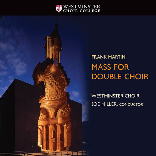 the album cover for Martin / Westminster Choir - Mass for Double Choir