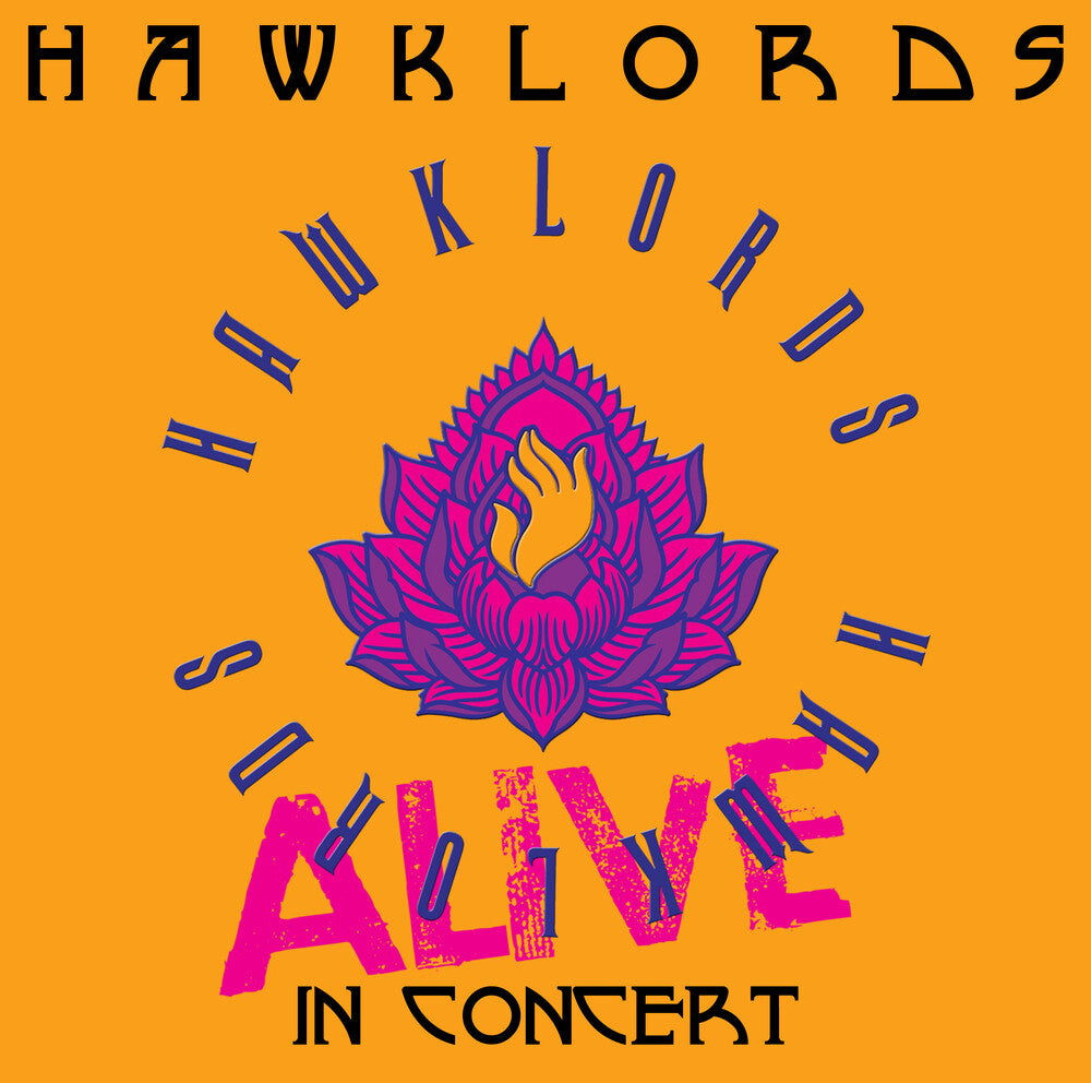 the album cover for Hawklords - Hawklords Alive In Concert