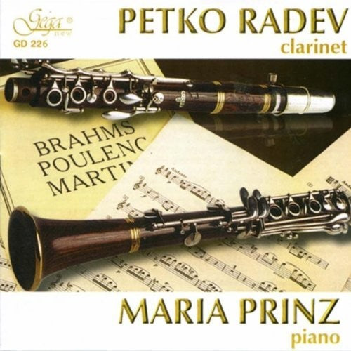 the album cover for Brahms / Radev / Prinz - Petko Radev & Maria Prinz