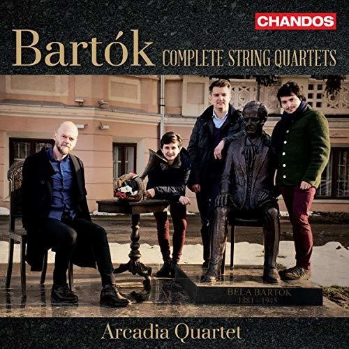 the album cover for Bartok / Arcadia String Quartet - Complete String Quartets