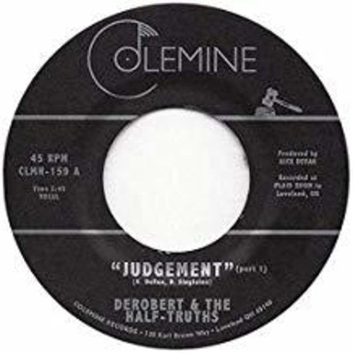 the album cover for Derobert & The Half-Truths - Judgement Pt. 1 / Judgement Pt. 2