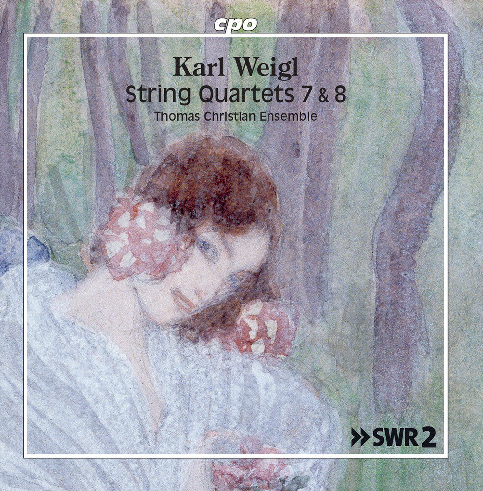 the album cover for Weigl - String Quartets 7 & 8