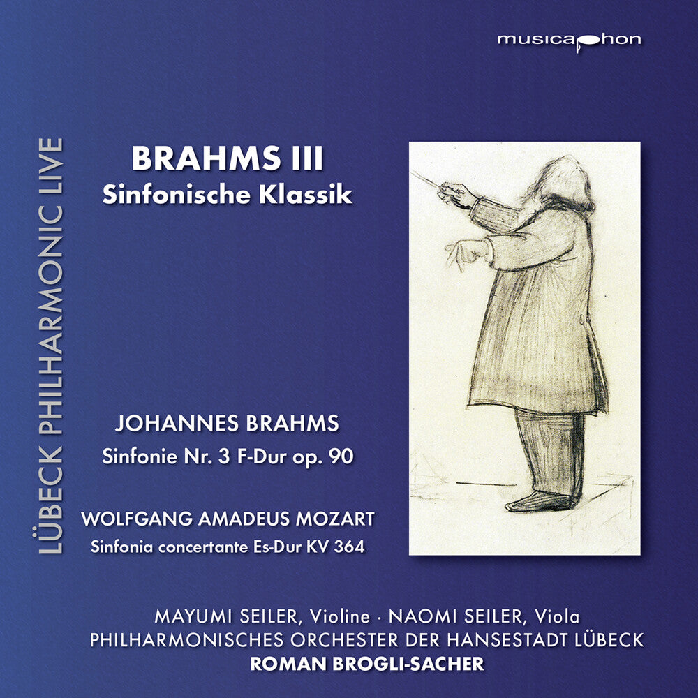 the album cover for Brahms / Seiler / Brogli-Sacher - Brahms 3