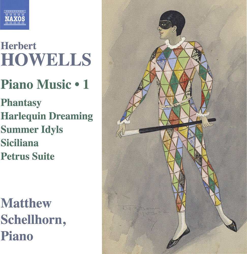 the album cover for Howells / Schellhorn - Piano Music 1