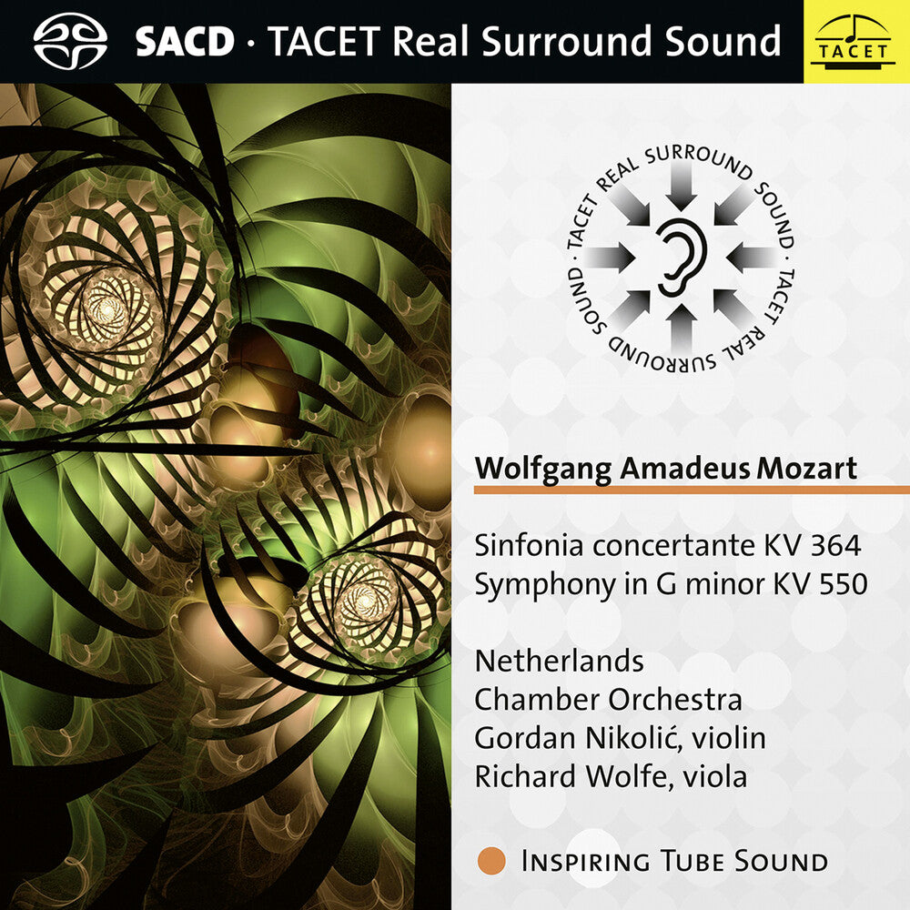 the album cover for Mozart / Netherlands Chamber Orch / Wolf - Sinfonia Concertante 364