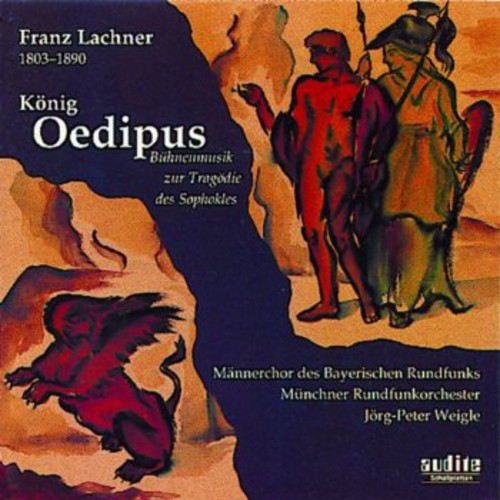 the album cover for F.P. LACHNER - King Oedipus (After Sophocles)