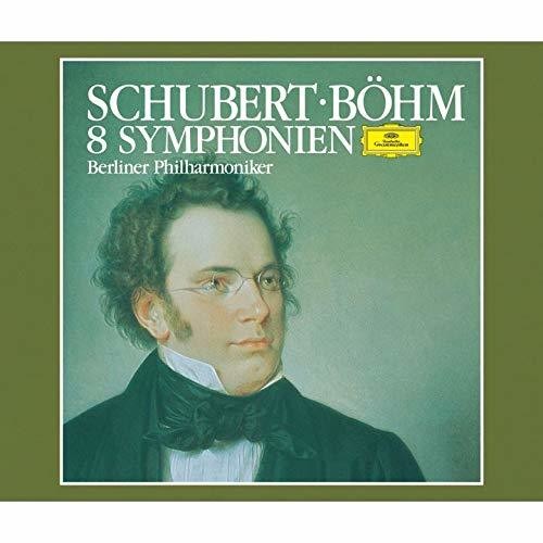 the album cover for Schubert / Karl Bohm - Schubert: 8 Symphonies [Limited Edition] (Dsd) (Shm) (Jpn)
