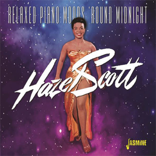 the album cover for Hazel Scott - Relaxed Piano Moods 'Round Midnight