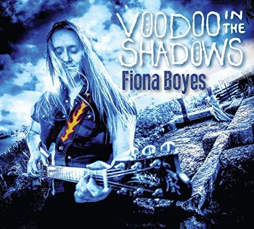 the album cover for Fiona Boyes - Voodoo in the Shadows