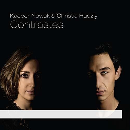 the album cover for Brahms / Nowak / Hudziy - Contrastes