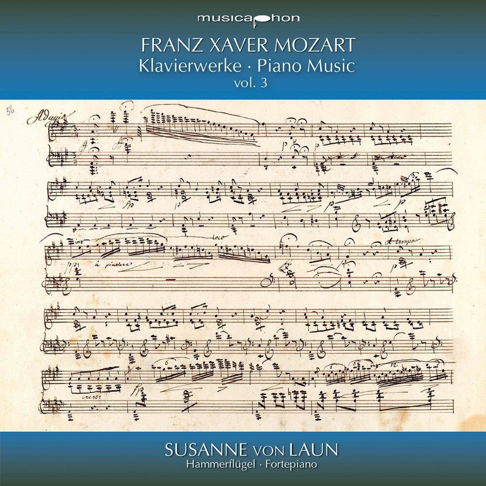 the album cover for Mozart / Von Laun - Klavierwerke 3
