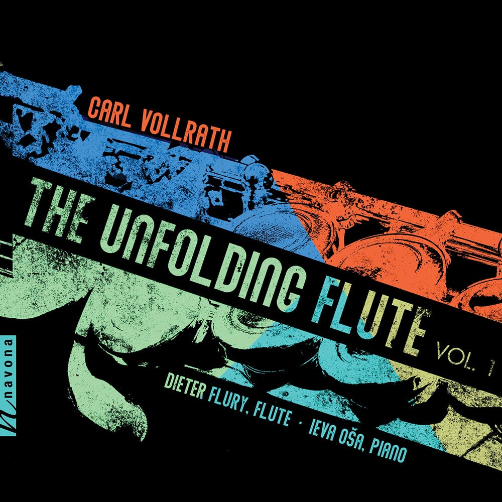 the album cover for Vollrath / Flury / Osa - Unfolding Flute 1