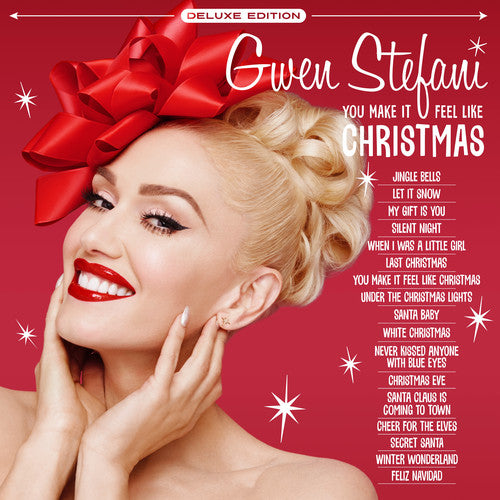 the album cover for Gwen Stefani - You Make It Feel Like Christmas