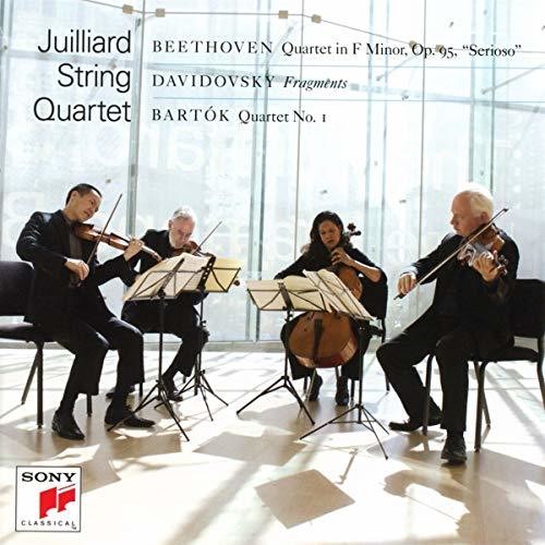the album cover for Juilliard String Quartet - Beethoven / Davidovsky / Bartok