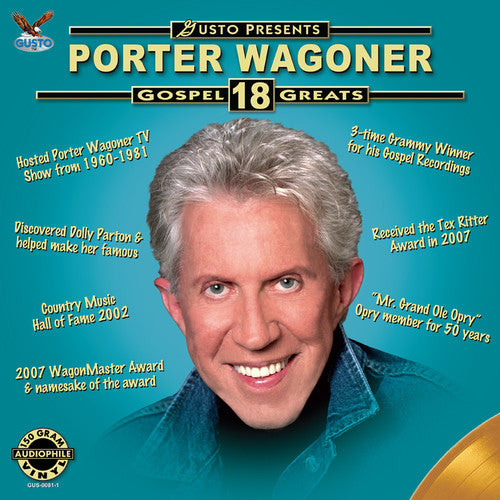 the album cover for Porter Wagoner - Gospel 18 Greats