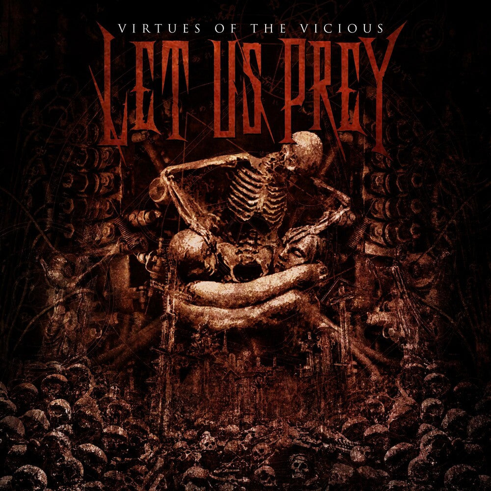 the album cover for LET US PREY - Virtues Of The Vicious